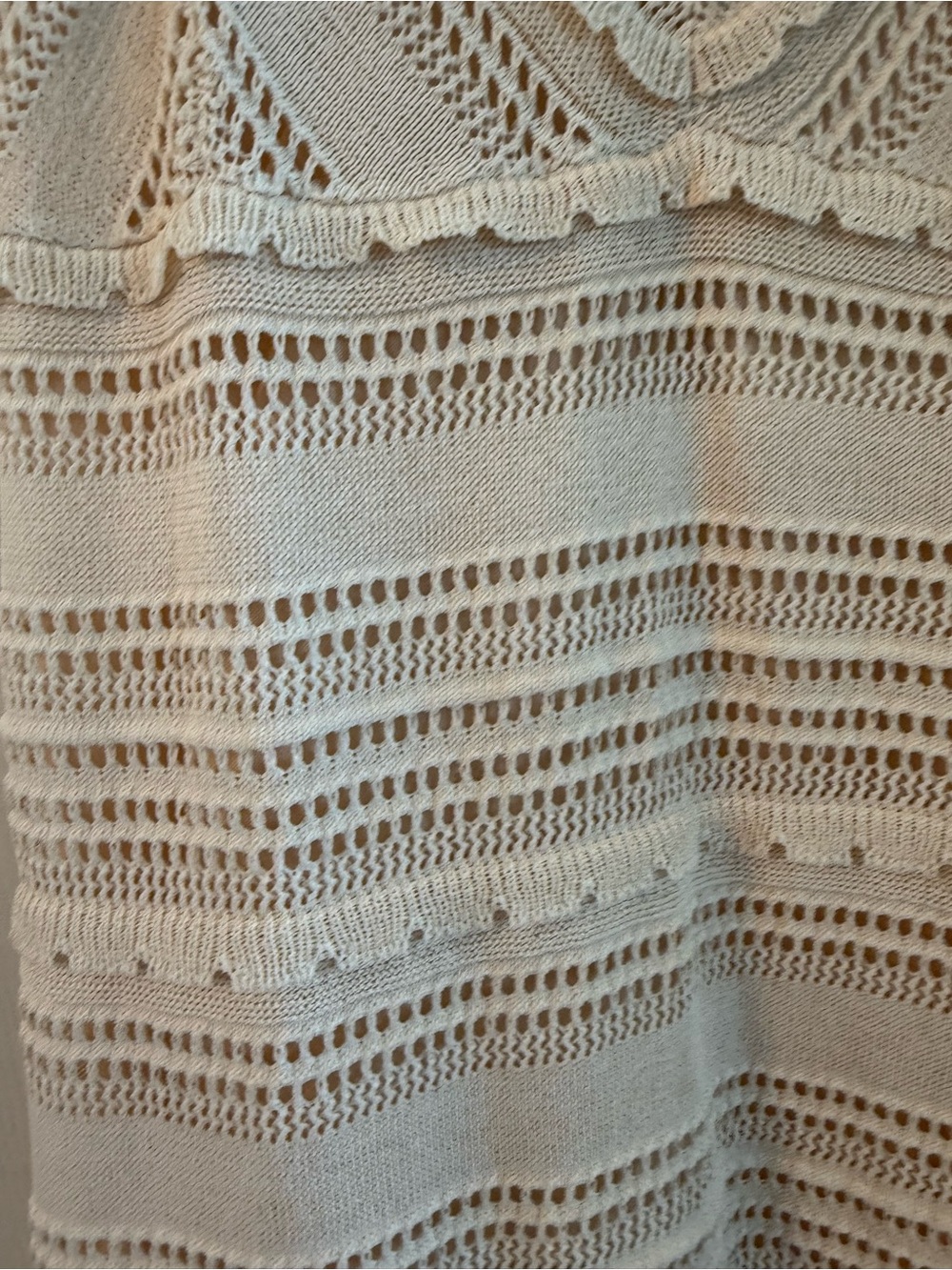 NWT Zimmermann Lucky Crochet Knit Midi Dress Cream Size 1 Small-Authentic $795 - Picture 8 of 16